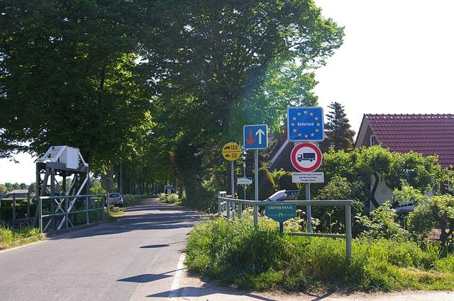 Grenze zwischen Deutschland und den Niederlanden