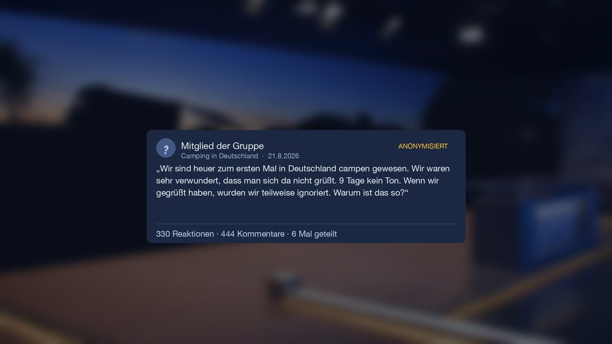 Anonymisierter Beitrag vom 21. August: 9 Tage kein Ton — 330 Reaktionen, 444 Kommentare