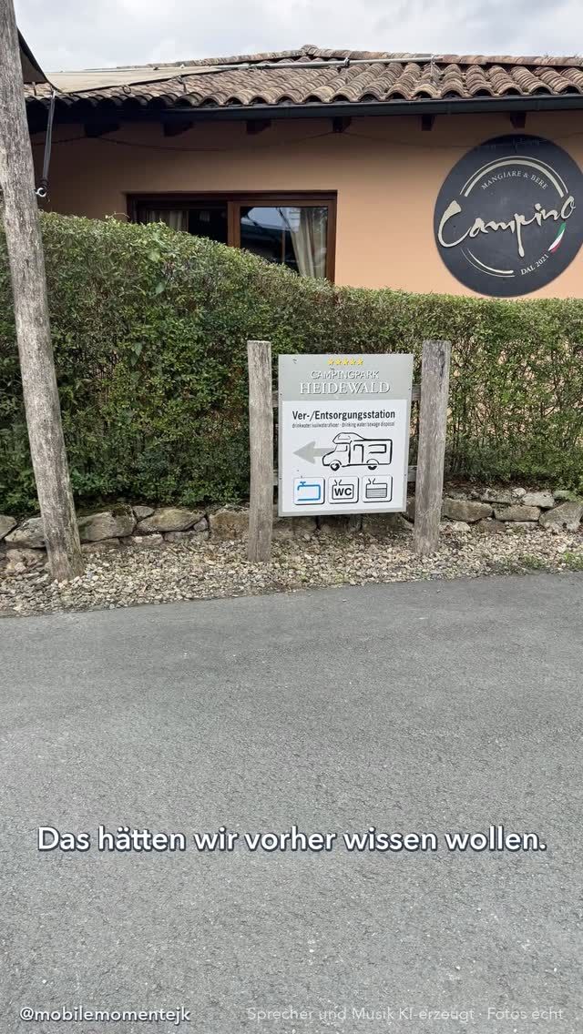 16.30 Uhr. Ab dann geht hier nichts mehr raus. „Das hätten wir vorher wissen wollen" — diesmal aus dem Campingpark Heidewald in Sassenberg. …